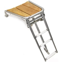 Платформа носовая с трапом 3 ступени белые (040245WT)